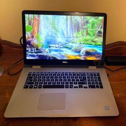 Big Screen Dell 17.3" Touchscreen 2 In 1 Laptop/Tablet Intel Core i7-7500U 16 GB Ram 1 TB HD 64 GB SSD 1080P LCD Nvidia 940MX GPU Windows 10 