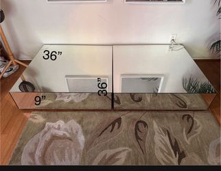 Mirrored Console Table (set of 2) – $250 OBO
