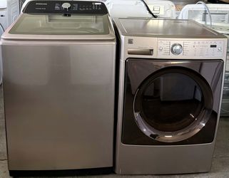 Samsung Washer and Kenmore Dryer Set