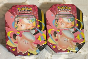 MEGA MOONLIT CLEFABLE EX POKEMON TCG CHAOS RISING PERFECT ORDER TIN