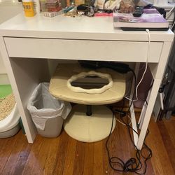 White Vanity table with a drawer