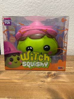 Crazy Fun Witch Squishy Toy