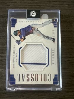 2019 National Treasures Brendan Rodgers Rookie Colossal Jersey /99