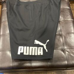Big Men’s Fleece Puma Shorts  
