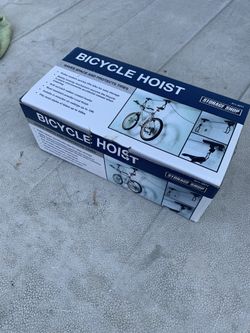 Bicycle Hoist Pulley System