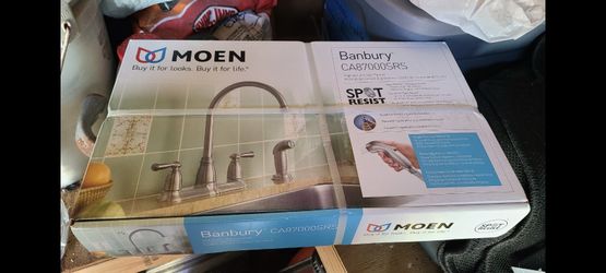 New Moen Banbury Kitchen Faucet