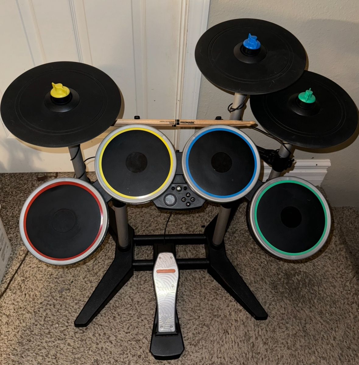 ROCK BAND / GUITAR HERO VIDEO GAME DRUMS SONY PLAYSTATION 3 PS3 XBOX 360 NINTENDO WII DRUM SET