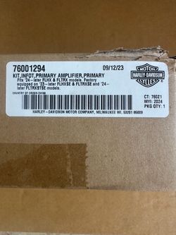HARLEY DAVIDSON AUDIO POWERED BY ROCKFORD FOSGATE PRIMARY AMPLIFIER 500W