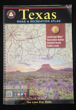 Texas Road & Recreation Atlas Benchmark Maps