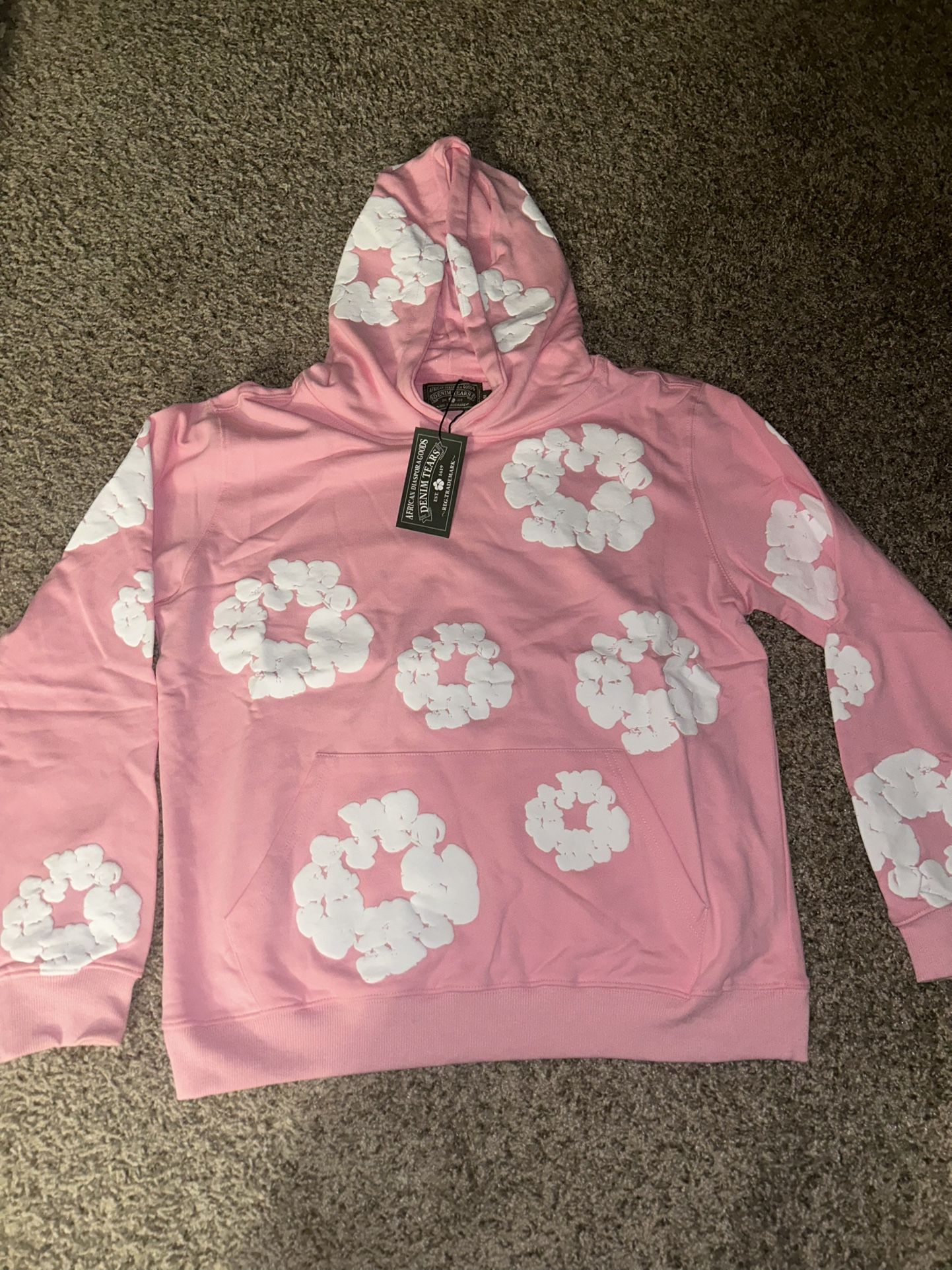 Pink Denim Tears Hoodie