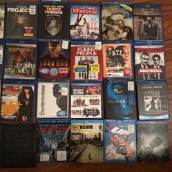 Blu-ray Movies 2Dollar Each