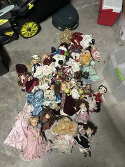 Rare Vintage Old Porcelain Dolls