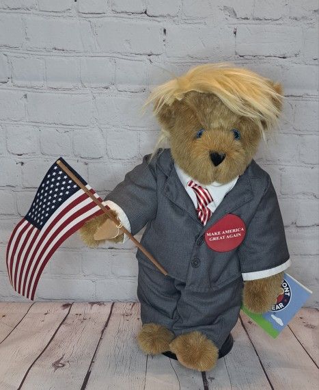 Donald Trump Vermont MAGA Teddy Bear 