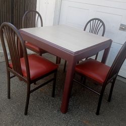 SMALL  TABLE  AND. CHAIRS 