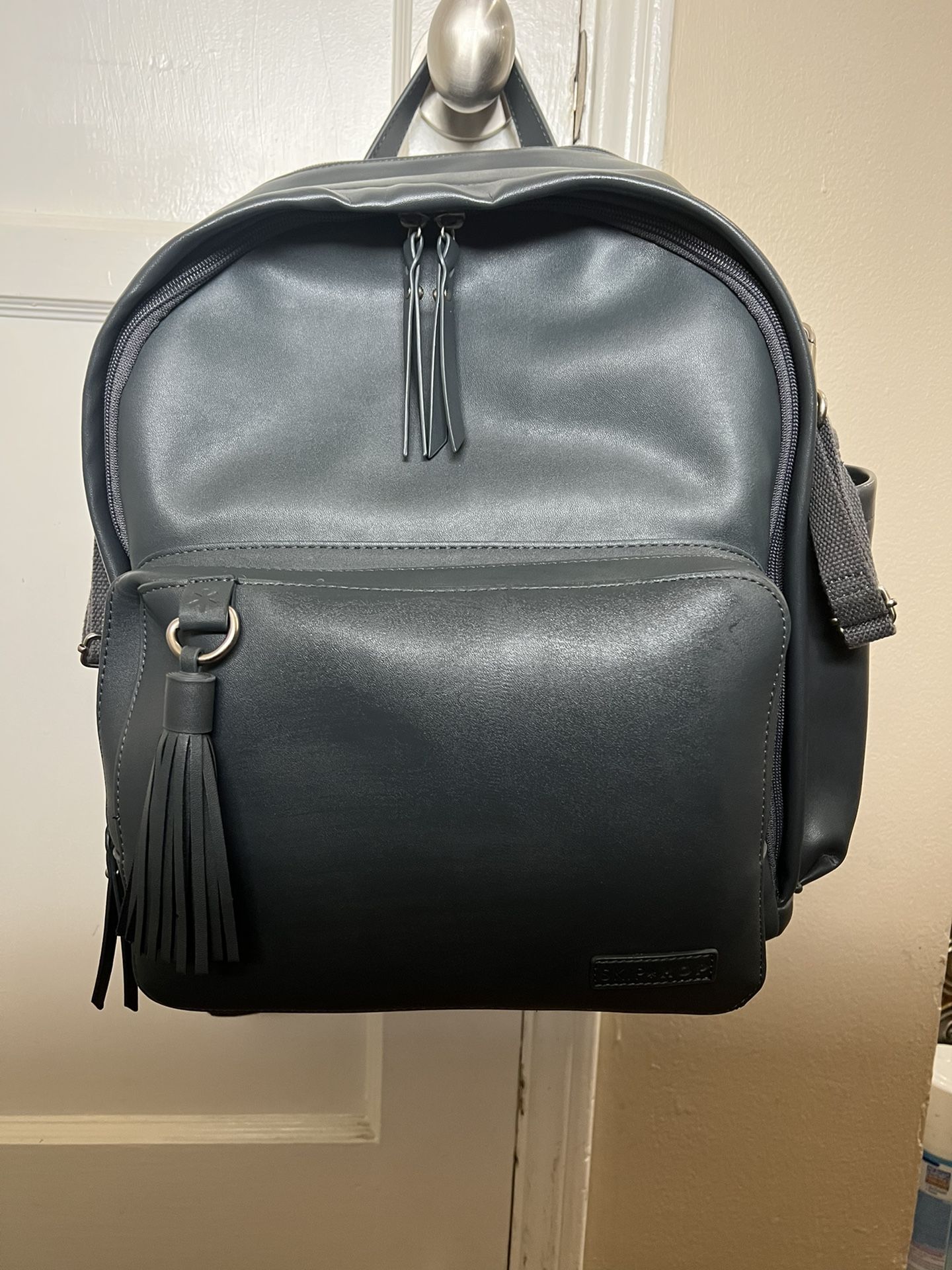 Skip Hop Grey Diaper Backpack