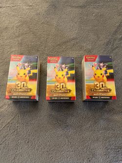 Pokemon 30th Celebration Booster Bundles
