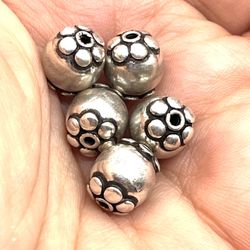 Bali Sterling 10mm Beads!