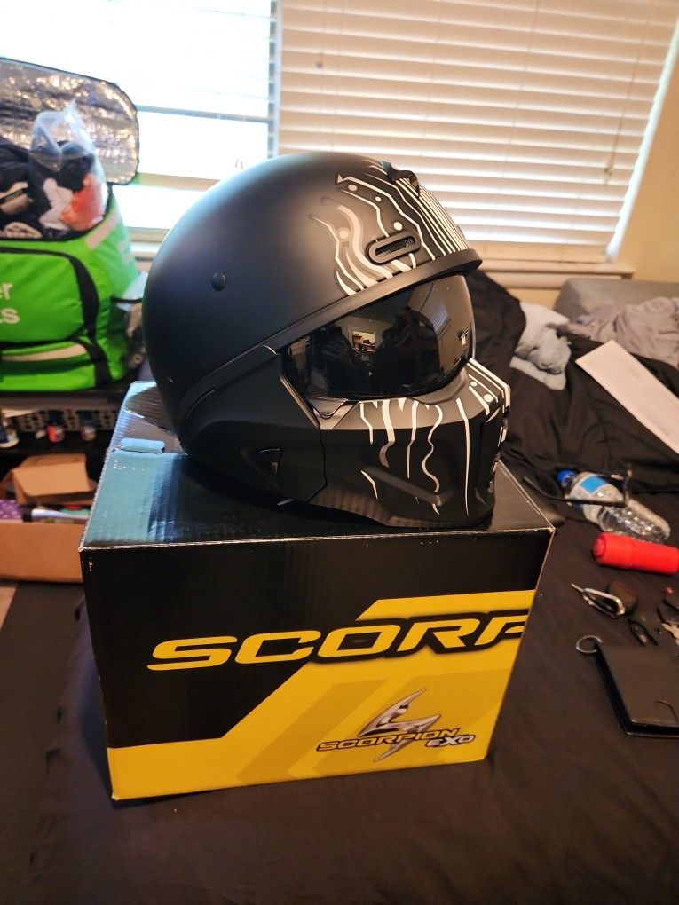 Scorpion EXO Covert X Tribe Helmet 
