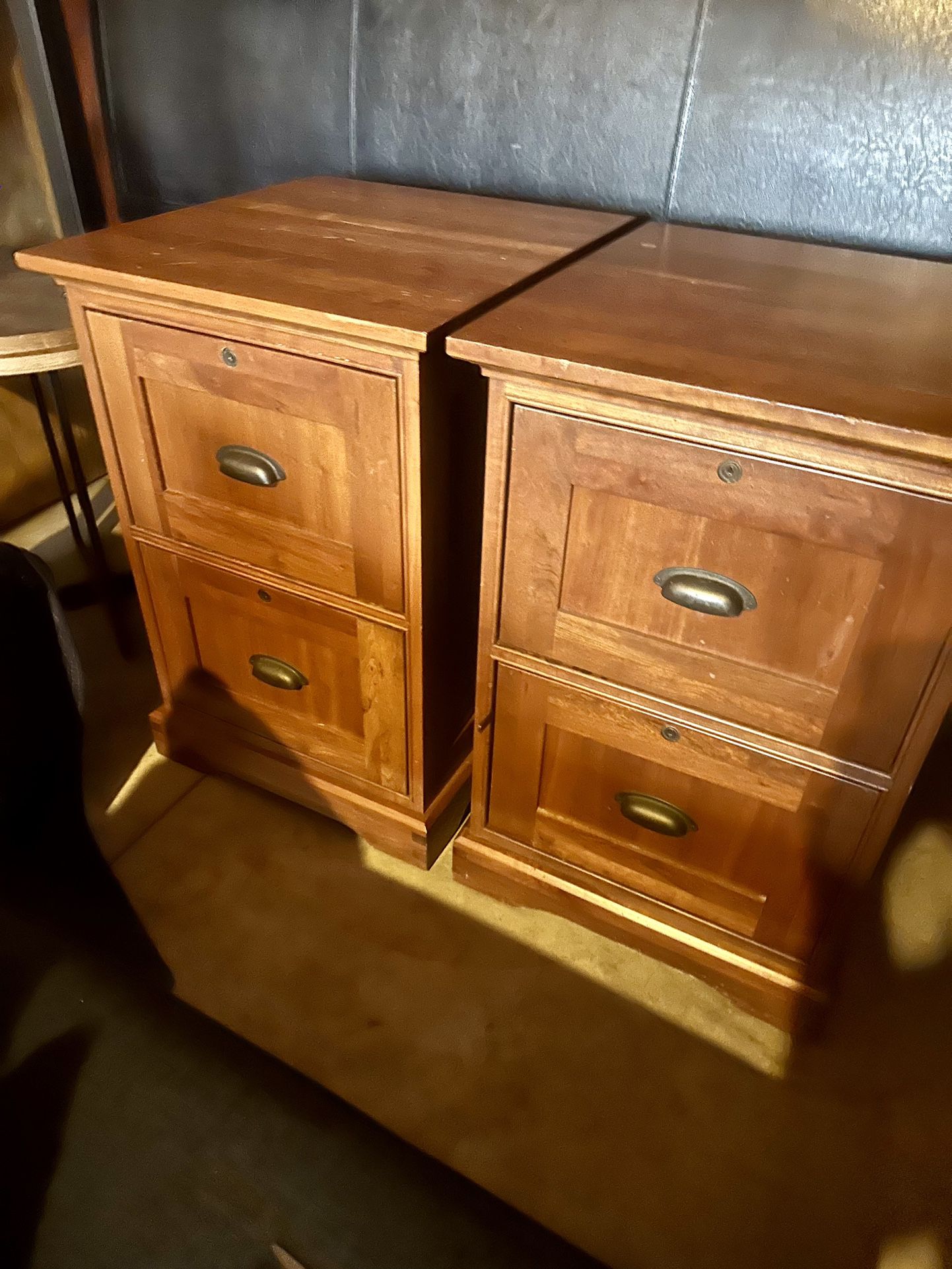 Cherry File Cabinets 