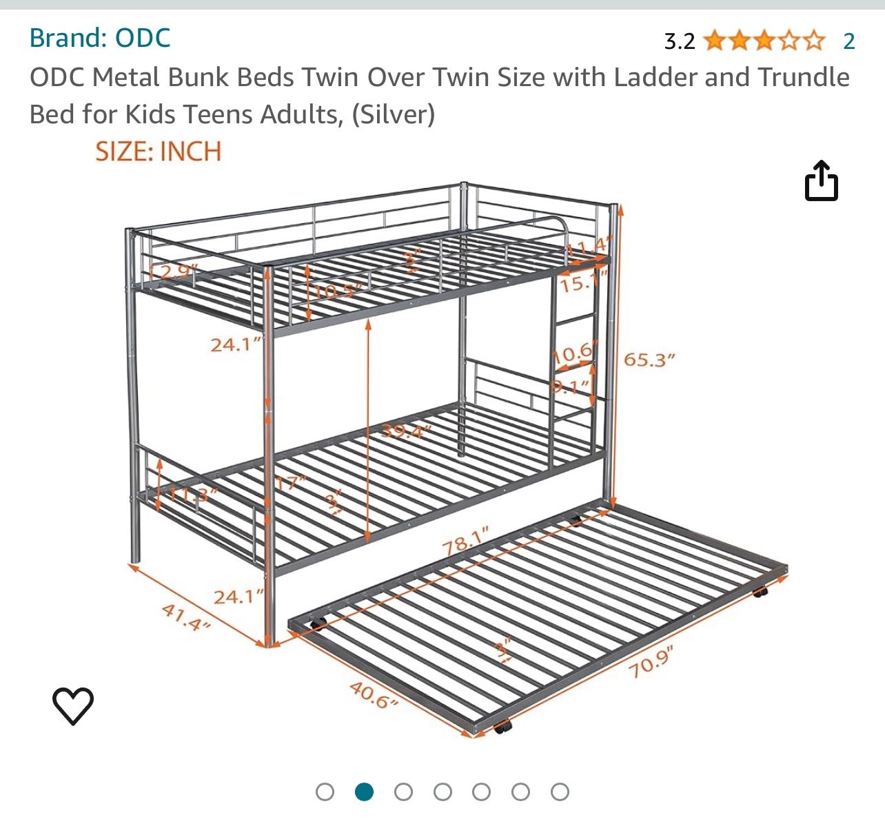 Metal Bunk Bed