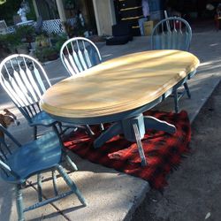 Table And 4 Chairs