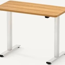 Bamboo Standing Desk With Chair