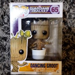 GROOT Funko Pop Marvel Guardians of the Galaxy Dancing Groot #65 Retired