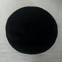 Vintage Barkeza Basque Wool Beret – Foulard Basque De Luxe – Size 57 – Black