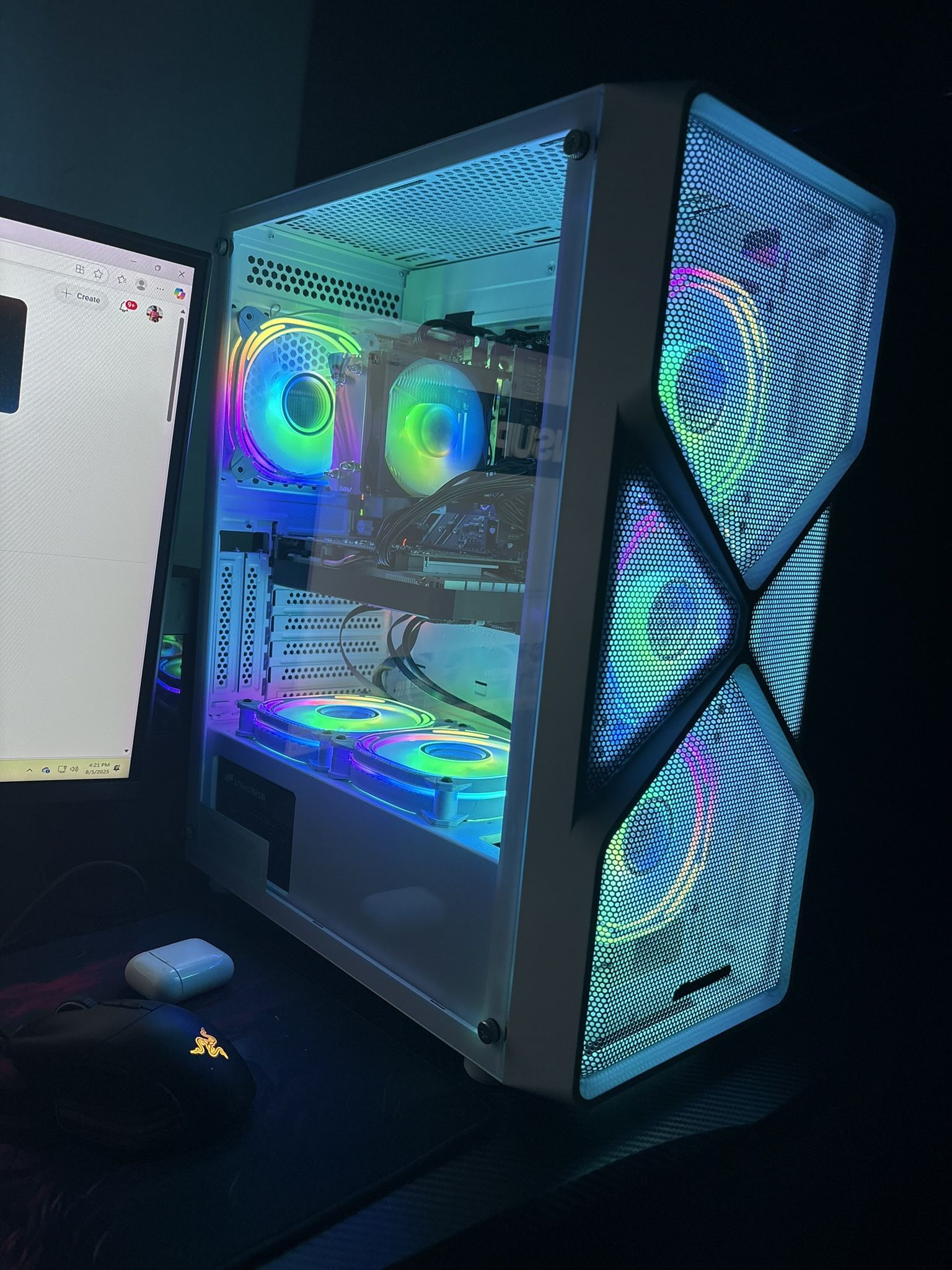 STGAubron Gaming Pc and 160 hz monitor