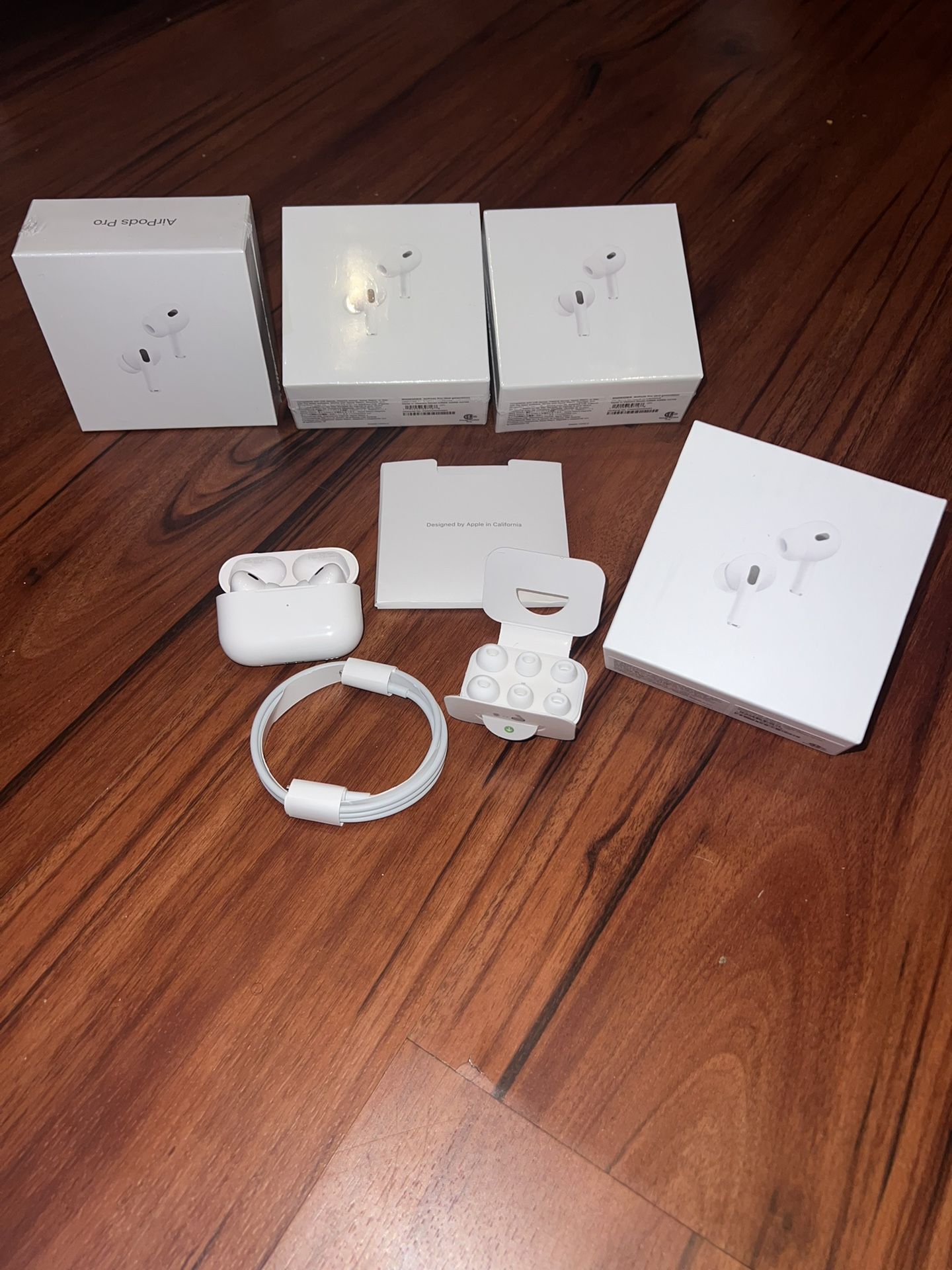 Apple AirPods Pro 2nd Generation with MagSafe Wireless Charging Case - White Brand New