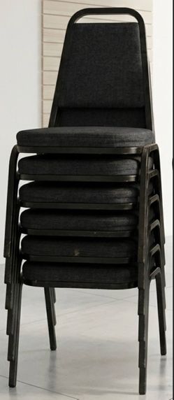 ‼️Sturdy STACKABLE METAL FRAME CHAIRS for parties, events or just to have extra chairs in your garage for your guests
