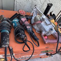 Skill Saw And Concrete Grinder