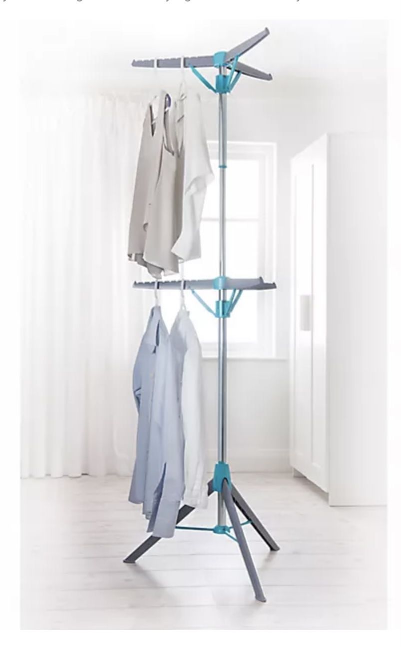 2-Tier HangAway Clothes Hanger Stand