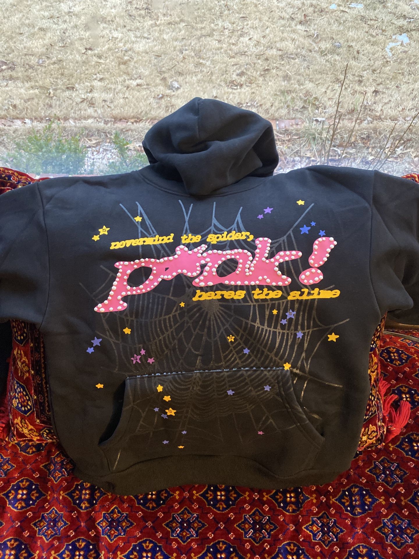 Spider Hoodie Black S