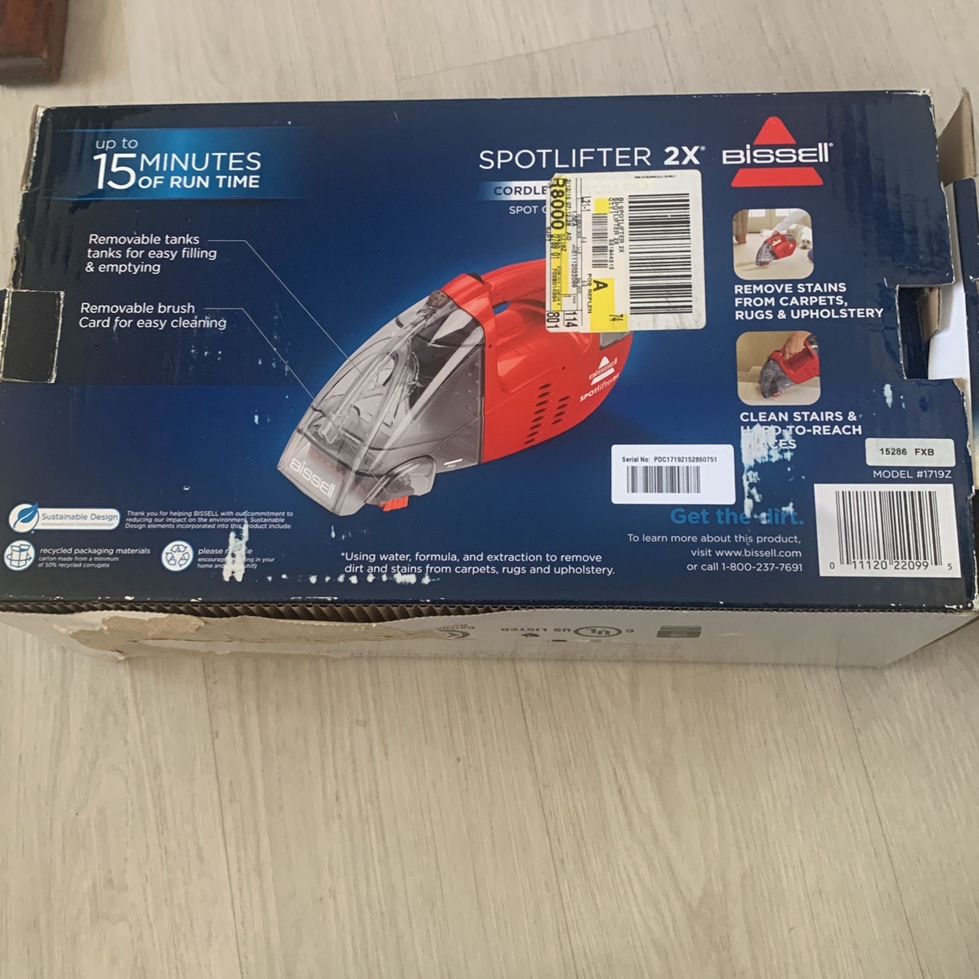 spot cleaner  cordless