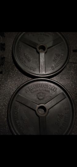 45lbs Olympic WEIGHTS Made In Oakland 