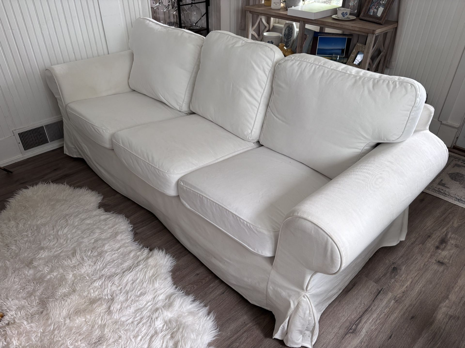 White couch