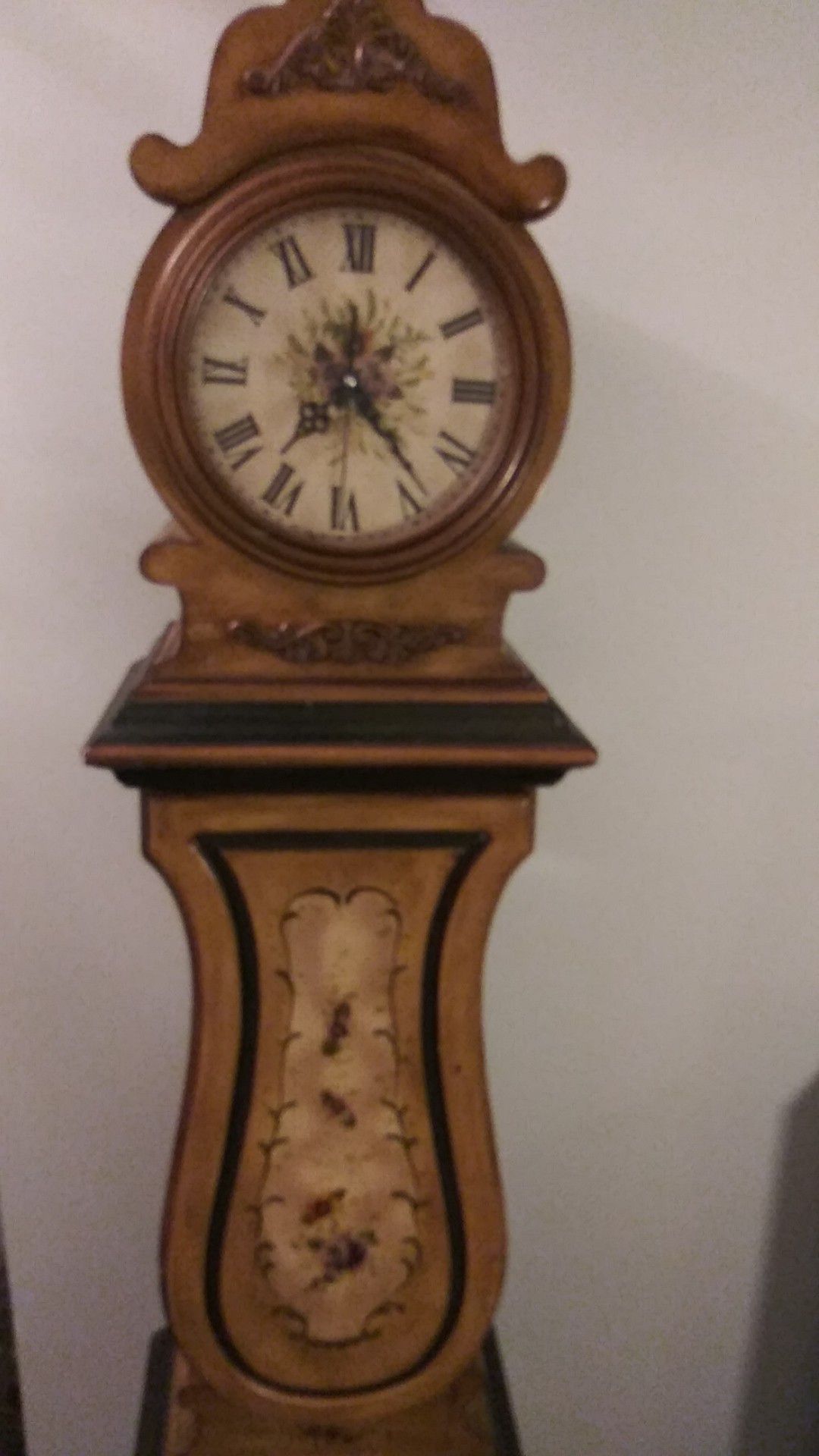 Hand painted Grandfather Clock
