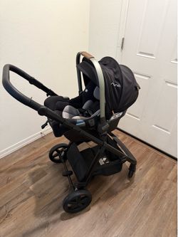 Nuna pipa rx with base & mompush stroller