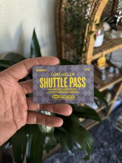 Coachella Weekend 1 Shuttle pass
