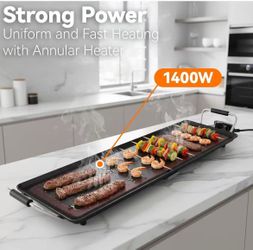 💗 30-Inch Electric Griddle & Teppanyaki Grill,