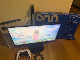 Ps5 Digital edition 825 GB & 22” monitor bundle