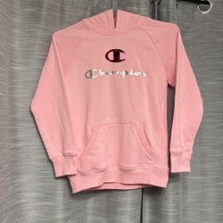 Pink Champion Hoodie Sweater