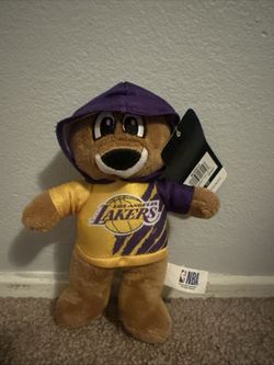 Los Angeles Lakers NBA 8” Teddy Bear Hoodie Basketball Plush Stuffed Animal Toy