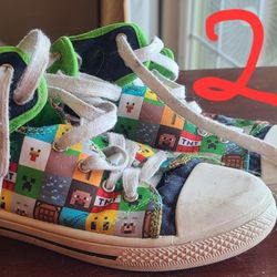 Kids Minecraft Shoes Size 2