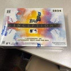 2024 Topps Inception baseball Sealed Hobby Box