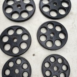 Ivanko Revolver Olympic Weights. In Fair Condition 