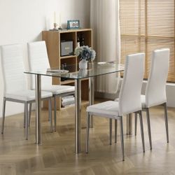 Brand New White Dining Room Set 