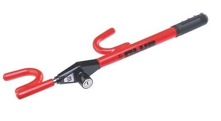 The Club mechanical Auto Steering Wheel theft prevention bar with 2 keys