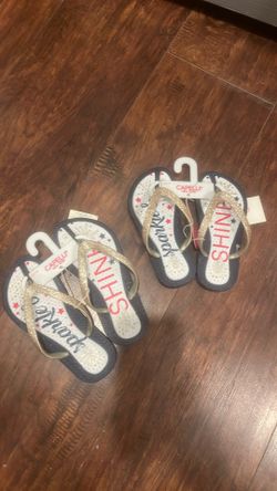 Toddler flip flops size 12/13 and 10/11